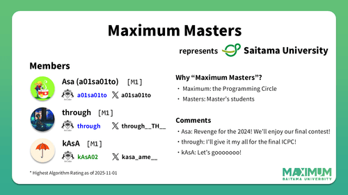 チーム紹介スライド