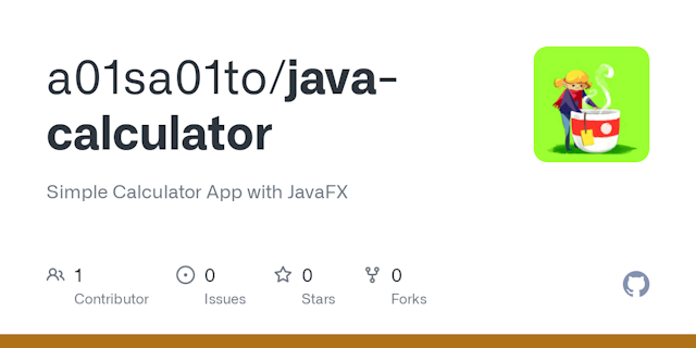 Calculator (JavaFX)